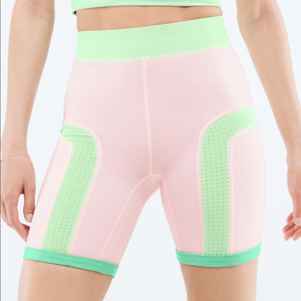 FABLETICS High-Waisted Motion365® Color Block Shorts